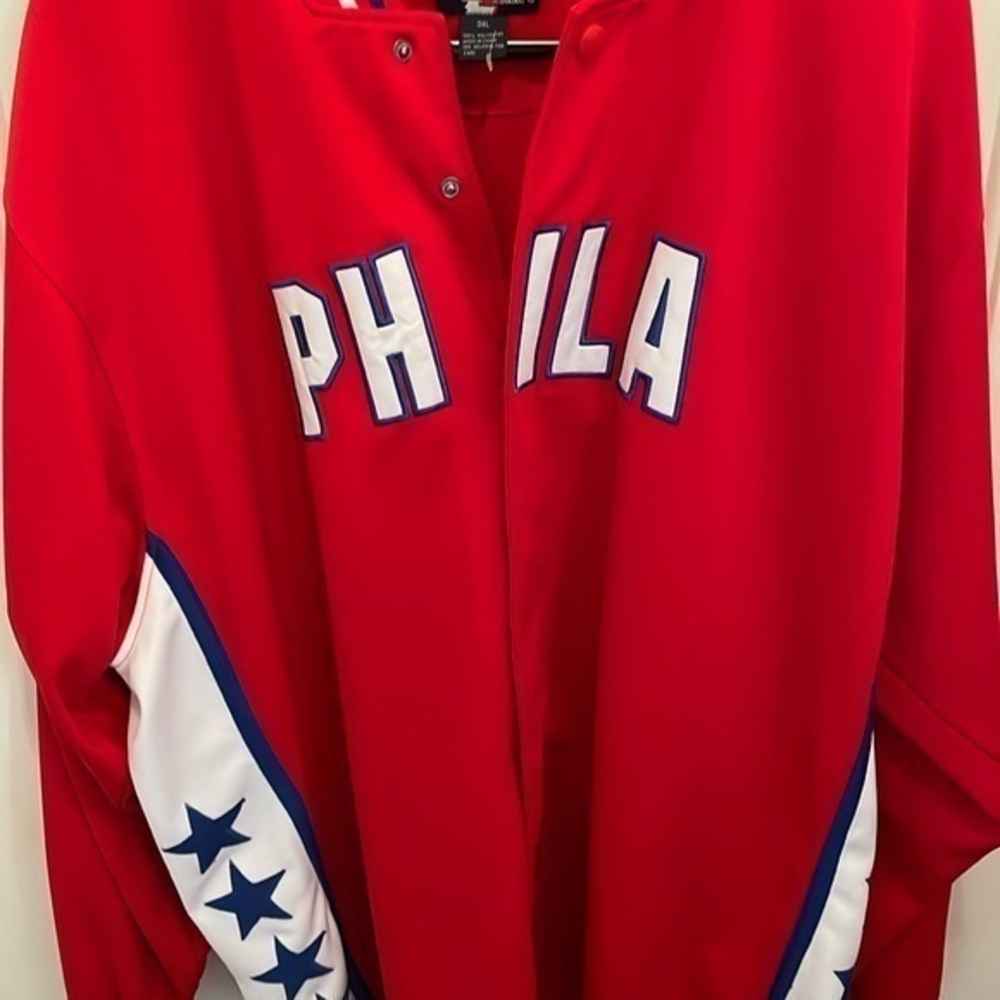 Red and White Varsity Jacket
